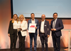 Die ELA Container Geschäftsführung mit Wirtschaftsminister Olaf Lies bei der Preisverleihung für den Niedersächischen Außenwirtschaftspreis